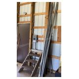 Galvanized pipe & wood stairs