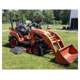 2013 Kubota BX1860 tractor, loader & mower deck