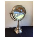 18' lighted magnifying mirror, double sided