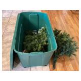 Approximately 4ï¿½ Christmas tree in tote
