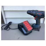 Bosch drill, battery & charger, works
