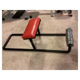 Sit Up Bench, 55x17' tall x 19'