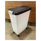 Pet food container, 10.5x18.5x23.5' tall