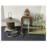 Iron pagoda lantern, hardware, decorative