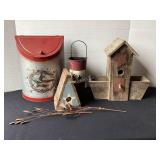 Americana decor, birdhouses & more