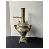 Antique tea urn, 19 1/2'
