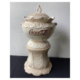 1998 Ceramic Coca-Cola Canister, 16' tall