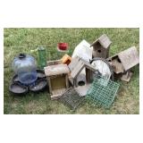 Selection of bird feeders