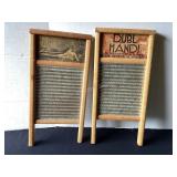 2 washboards, 8 1/2x18 1/2' & 8 1/2x18'