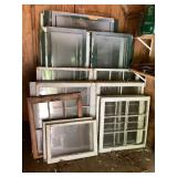 Corner cleanout of old wood windows