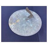 10 1/2' Brass Sundial
