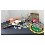 Kitchen goods, 1969 Dow Safety kit, vintage