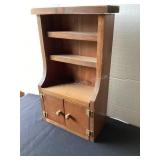 Old Wood Doll Hutch, 10.5x5.25x19' tall