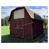 Red wood shed (contents not included)