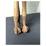 29' table legs with claw feet