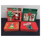 4 tins of Coca-Cola playing cards