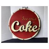23' Modern Metal Coke Sign