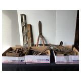 Old iron, tools, hardware, levels & more