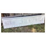 Decorative wood panel, 53x12