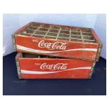 1970 & 1971 Coca-Cola red crates