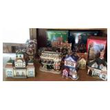12 Christmas Village Houses/Buildings