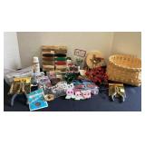 Embellishments, hemp, pliers, buttons, bells,