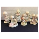 6 Precious Moments Figurines