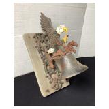 Cast iron bell with Eagle, 12' tall