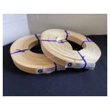 2 new 1/2' flat reed basket making coils