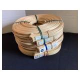 1/4' basket making reed; 3 are flat oval, 1 is