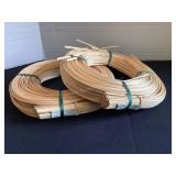 2 new 3/16' flat oval basket making reed