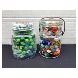 2 jars of marbles