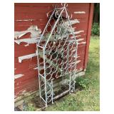 Metal Wine Trellis, 27 1/2x64' tall x 9'