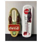 Coca-Cola thermometers, 5x17' & 7x16'