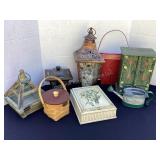Lanterns, Peterboro basket, boxes & more