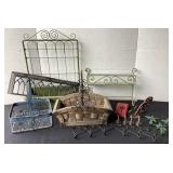 Wall basket, wall hooks, hardware, baskets & more
