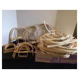 Handles for basket making & precut reeds