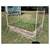 Iron flower bed, 82' long x 42 1/2' wide x 53'