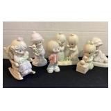 6 Precious Moments Figurines