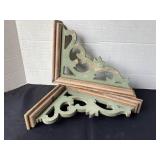 Decorative Wood Brackets, 12.5x9x2.5'