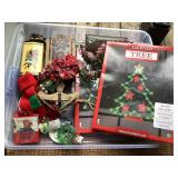 Tote of Christmas; lighted trees, shimmering