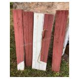 Barn wood pieces, 37-39' long