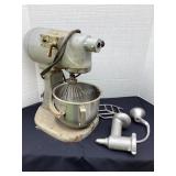 Hobart N-50 mixer, not tested, stored in shed