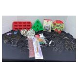 Cookie cutters, molds, pretzel bags, rolling pin