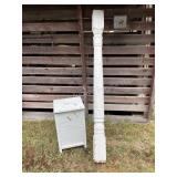 Galvanized feeder & post