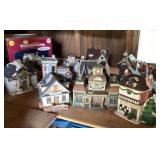 11 Christmas Village Houses / Buildings