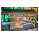 Solid wood workbench