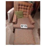Chair and ottoman