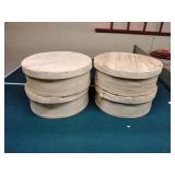 Wood cheese boxes