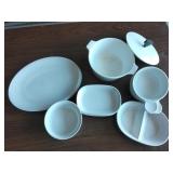 White dishes